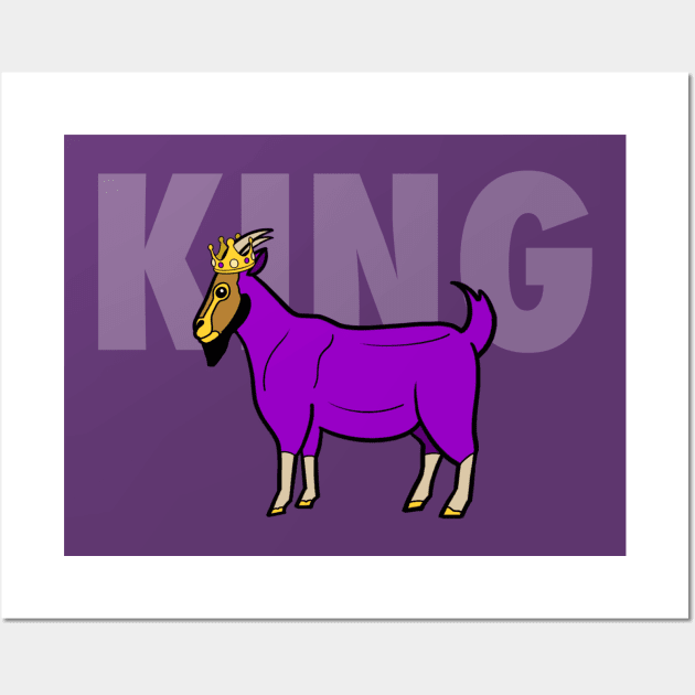 GOAT KING Wall Art by maersky